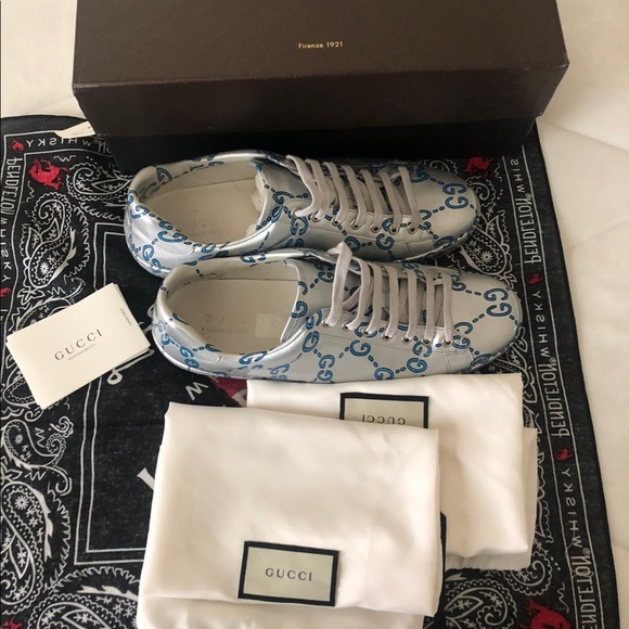 Gucci tennis shoes size 10 in European size 11 US - Picture 2 of 4